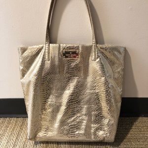Gold Snakeskin Pattern Kate Spade Tote